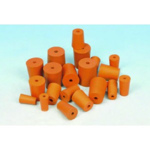 Rubber stopper 1 hole 28 x 33 x 32 (pack of 10)